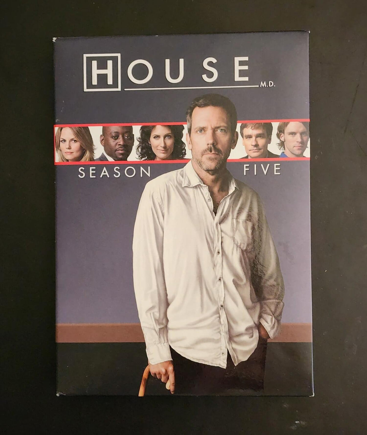 House Season 4 DVD box set: A collection of DVDs containing the fifth season of the TV show "House".
