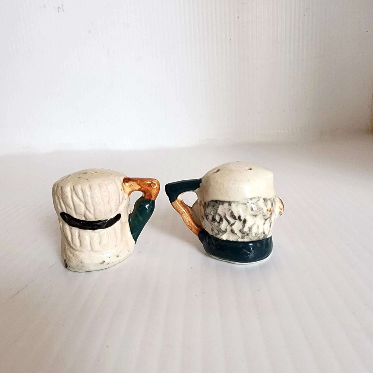 Toby Mug Style Vintage Salt and Pepper Shaker Set - Mulberry Lane Inspirations 1960s Salt & Pepper Shakers