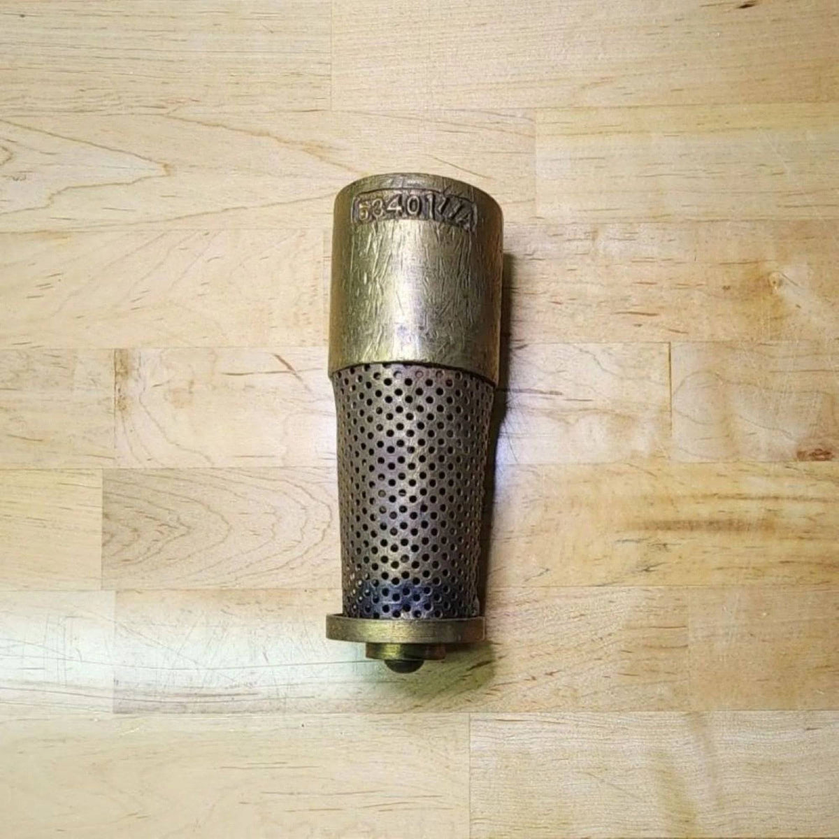 Clayton Mark Vintage Brass Foot Valve #6340 - Mulberry Lane Inspirations Brass Plumbing Part