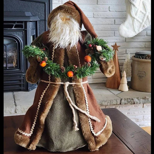 Santa Claus Christmas Vintage Porcelain Figurine
